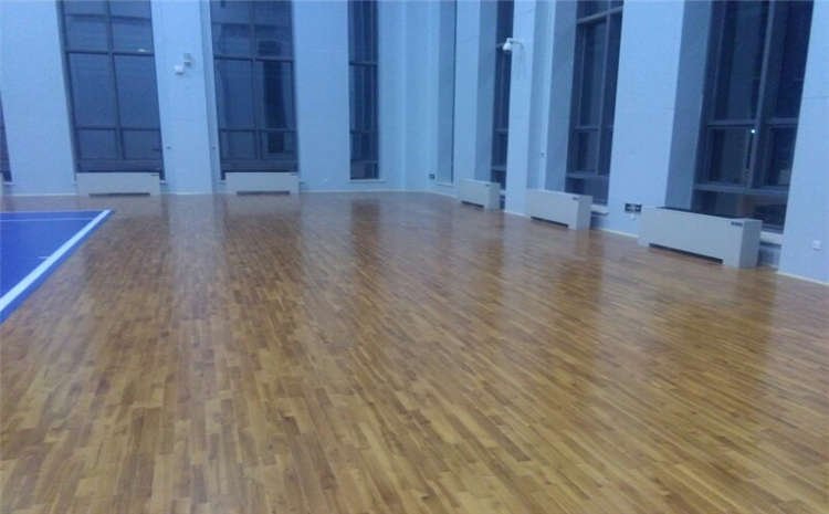 俄勒岡松籃球場(chǎng)木地板雙層龍骨結構