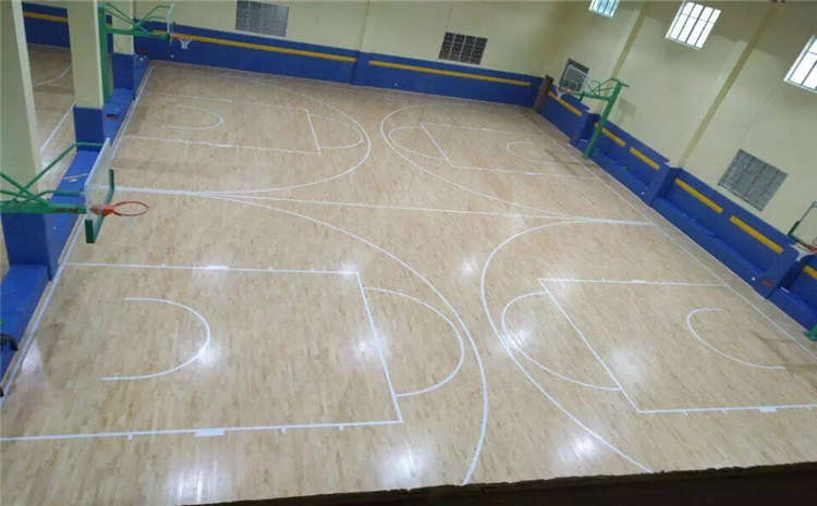 24厚實(shí)木運動(dòng)地板安裝工藝