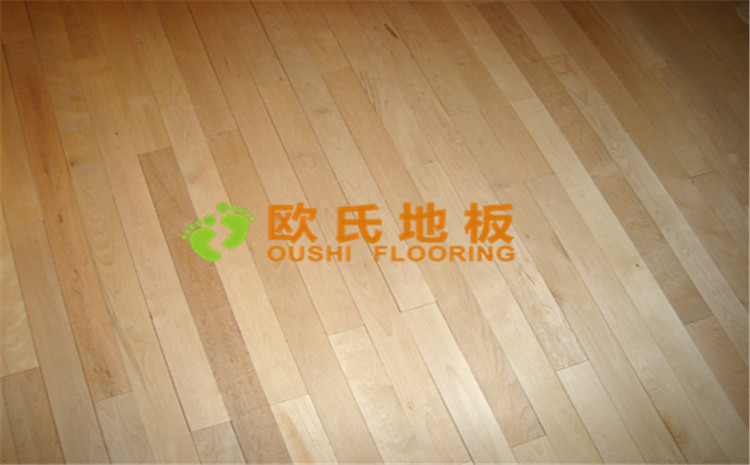 楓木B級運動木地板淺黃_楓木運動地板