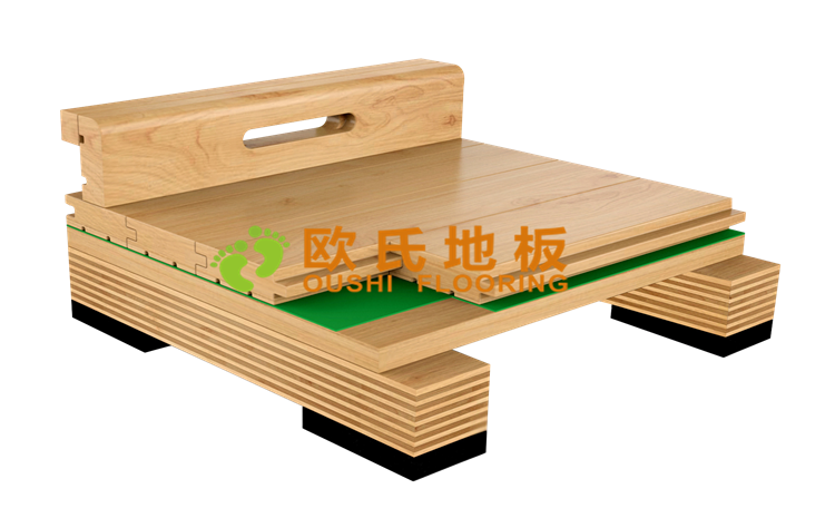 柞木A級板運動木地板_柞木體育木地板