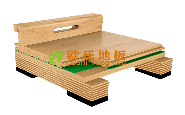 柞木A級板運動(dòng)木地板_柞木體育木地板